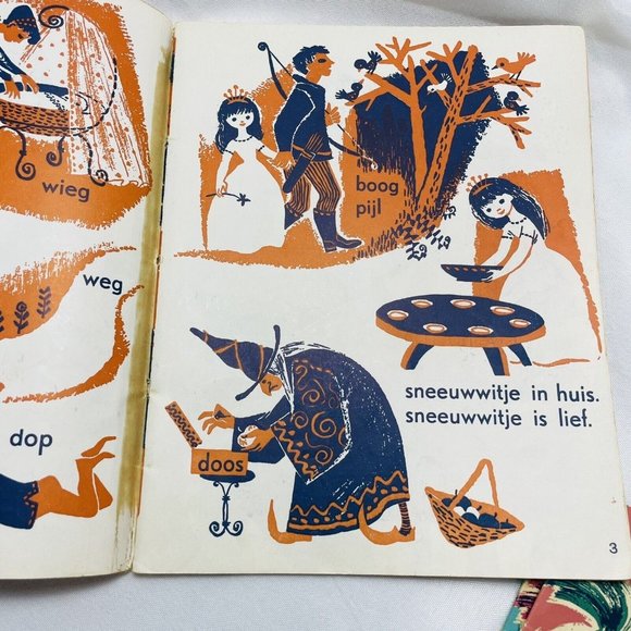 Dutch Language Children’s Safe Learning To Read Vintage Book 2 F.B. Ceaser - Picture 6 of 6